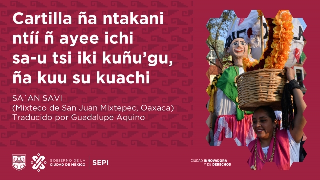 Cartilla de Derechos Sexuales de Adolescentes y Jóvenes - Mixteco de Oaxaca