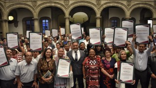 ENTREGA SEPI CONSTANCIAS A PUEBLOS ORIGINARIOS Y COMUNIDADES INDÍGENAS RESIDENTES INSCRITOS EN EL SISTEMA DE REGISTRO