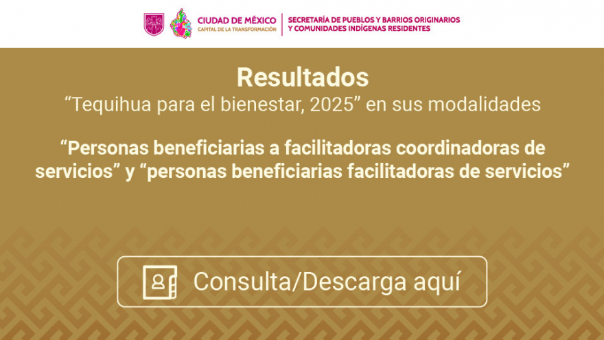 TEQUIHUA PARA EL BIENESTAR: FACILITADORAS Y COORDINADORAS DE SERVICIOS