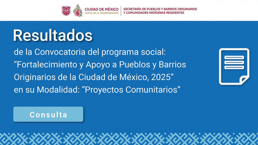 Resultados FAPO: Modalidad Proyectos Comunitarios 2025